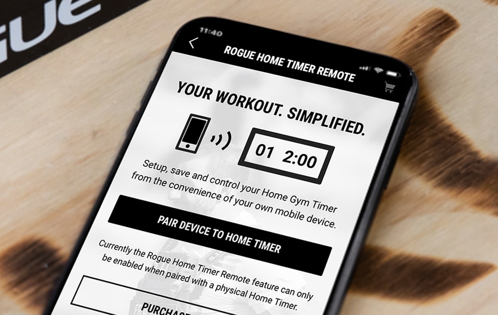 Rogue home gym timer 2025